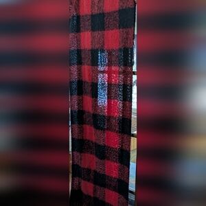 H&M Black and Red Winter  Scarf